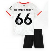 Fotballdrakt Barn Liverpool Alexander-Arnold #66 Tredjedraktsett 2024-25 Kortermet (+ Korte bukser)